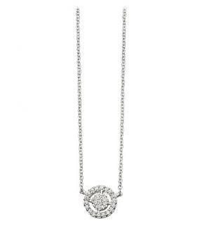 ASTLEY CLARKE   Mini Icon Aura 14ct white gold and diamond pendant necklace