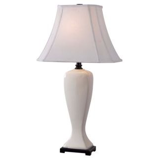 Furnas 31 inch Pearlized White Finish Table Lamp