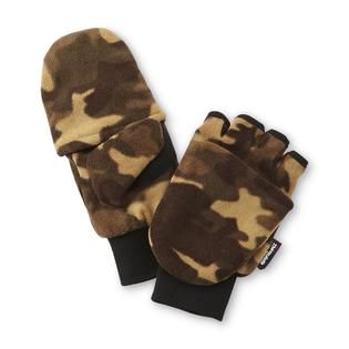Athletech Mens Convertible Fleece Gloves   Camouflage   Clothing