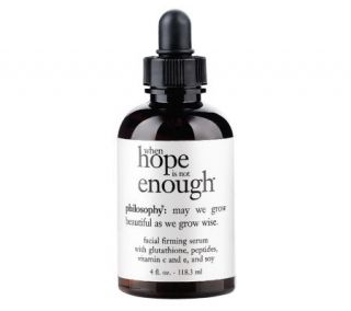 philosophy when hope is not enough serum, 4 oz Auto Delivery —