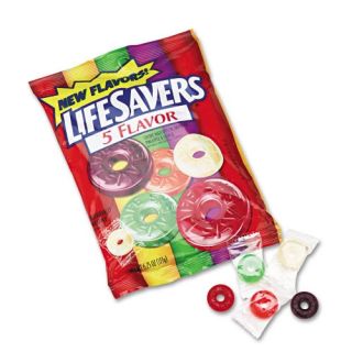 Candy, Five Classic Flavors, Individually Wrapped, 6.25Oz Bag by FIVE