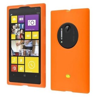 Insten For Nokia Lumia 1020 Silicone Skin Case Orange