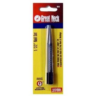Great Neck Saw 1 32inch Tip Size Nail Set NS1C