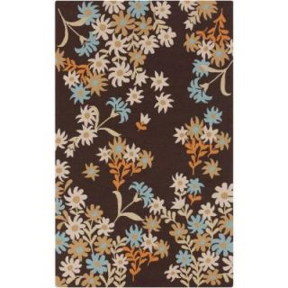 Surya Cannes Chocolate 3 ft. 3 in. x 5 ft. 3 in. Indoor Area Rug CNS5405 3353