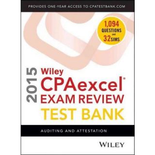 Wiley CPAexcel Exam Review Test Bank 201 (Other merchandize)