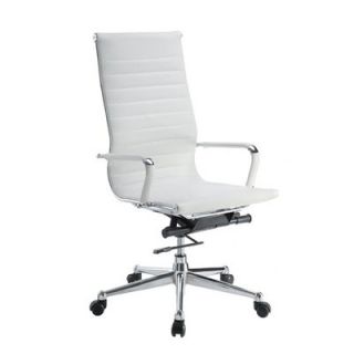 DMI Office Furniture Pantera Metal and Synthetic High Back Leather