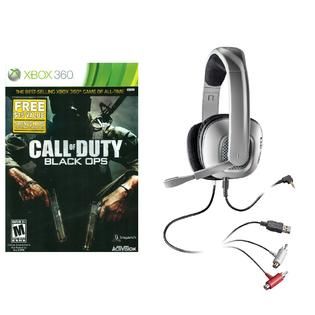 Activision  Call of Duty Black Ops and X40 Plantronics Stereo Gaming