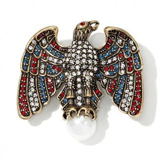 Heidi Daus "Collaboration of Freedom" Crystal Accented Pin/Pendant   7444487