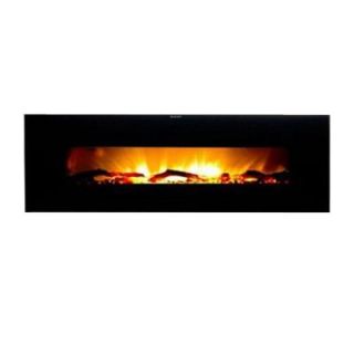 Warm House Valencia 50 in. Wall Mount Electric Fireplace in Black VWWF 10306
