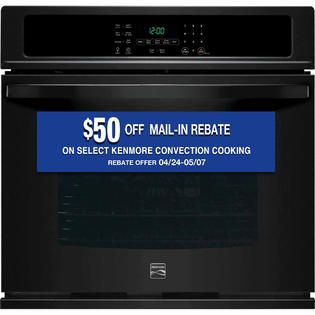 Kenmore 49509 27 Electric Self Clean Single Wall Oven /w Convection