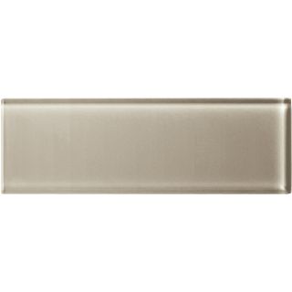 American Olean Color Appeal Oxford Tan Glass Wall Tile (Common: 4 in x 12 in; Actual: 3.87 in x 11.75 in)