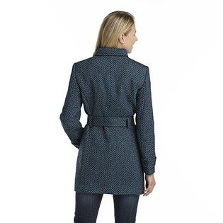 Attention   Womens Tweed Coat   Belted