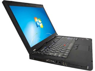 Refurbished: ThinkPad Notebook (B grade: Scrach and Dent) T Series T400 Intel Core 2 Duo 2.20 GHz 2 GB Memory 160 GB HDD Intel GMA 4500MHD 14.1" Windows 7 Home Premium