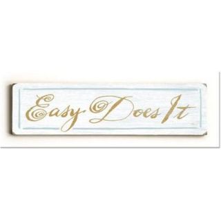 ArteHouse 0003 3028 24 Easy Does It Vintage Sign