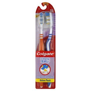 Colgate Palmolive Wave ZigZag Toothbrushes, Full Head, Soft 251, Value