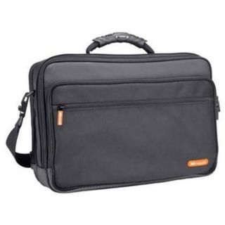 Samsill Microsoft Optima Portfolio   Poly   Black, Orange   Notebook Case (39101)