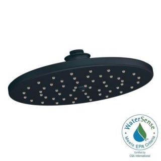 MOEN Waterhill 1 Spray 10 in. Eco Performance Rainshower Showerhead Featuring Immersion in Wrought Iron S112EPWR