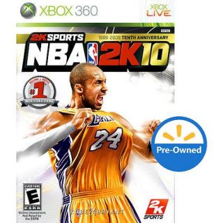NBA 2K10 (Xbox 360)   Pre Owned