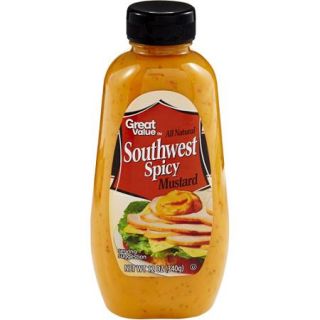 Great Value All Natural Southwest Spicy Mustard, 12 oz