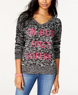Oh!MG Juniors Coffee Pullover Sweater   Juniors Sweaters