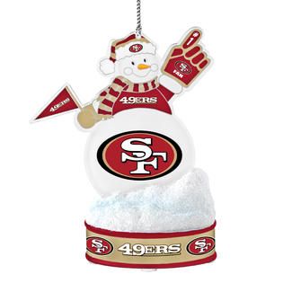 Topperscot San Francisco 49ers LED Snowman Ornament   Fitness & Sports