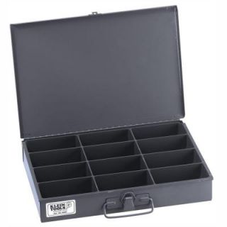 Klein Tools 13 in. 12 Compartment Mid Size Storage Box 54437