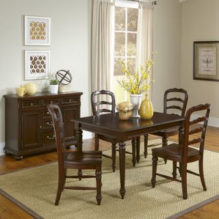 Colonial Classic 5 Piece Dining Set by Home Styles