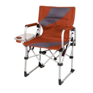 Picnic Time Burnt Orange Meta Portable Folding All in One Patio Chair 810 00 103 000 0