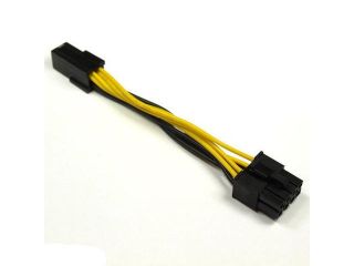 LOGISYS AD202 9.5" 12V Molex to 8pin P8 Motherboard Adapter M M
