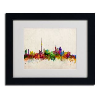 Michael Tompsett Toronto Skyline Horizontal Framed Mattted Art