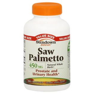 Sundown Saw Palmetto, 450 mg, Capsules, Value Size, 250 capsules