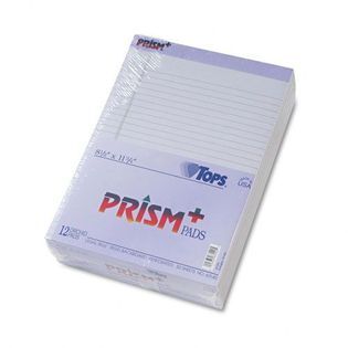 TOPS Prism Plus Colored Legal Pads 8 1/2 x 11 3/4 Orchid 50 Sheets