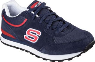 Mens Skechers Retros OG 82 Sneaker   Navy/Red