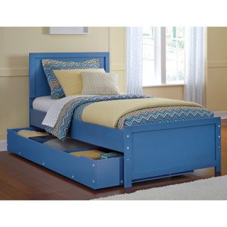 Signature Design By Ashley Bronilly Metal Blue Twin Bed with Trundle