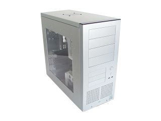 LIAN LI PC 65 USB B2 Silver Aluminum ATX Mid Tower Computer Case