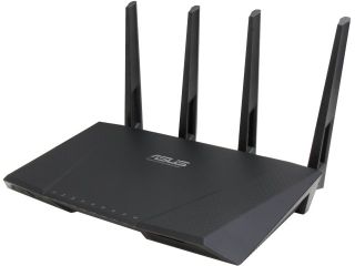 ASUS RT AC5300 Wireless AC5300 Tri Band MU MIMO Gigabit Router, AiProtection with Trend Micro for Complete Network Security