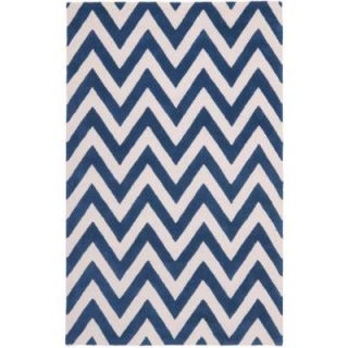 Safavieh Cambridge Navy/Ivory 7 ft. 6 in. x 9 ft. 6 in. Area Rug CAM139G 810