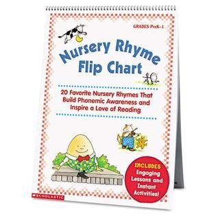 Scholastic Nursery Rhyme Flip Chart   Office Supplies   School