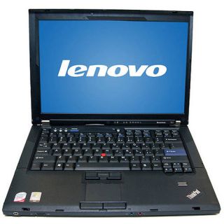 Lenovo Black 14.1" ThinkPad T61 Laptop PC with Intel Core 2 Duo Processor and Windows XP Professional, Refurbished