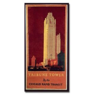 Trademark Fine Art 16 in. x 32 in. Norman Erikson Tribune Tower Canvas Art BL00187 C1632GG
