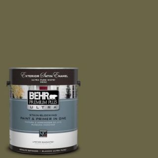 BEHR Premium Plus Ultra 1 gal. #S350 7 Cedar Glen Satin Enamel Exterior Paint 985301
