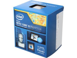 Intel Core i5 4690K Devil's Canyon Quad Core 3.5 GHz LGA 1150 88W BX80646I54690K Desktop Processor Intel HD Graphics 4600