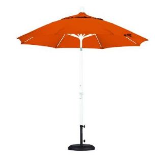 California Umbrella 9 ft. Fiberglass Collar Tilt Patio Umbrella in Tuscan Pacifica GSCUF908170 SA17