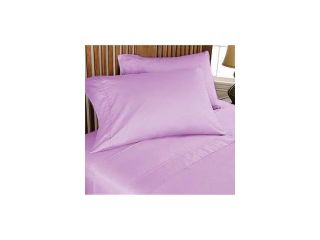 600 Thread Count Egyptian Cotton Solid Lilac Super Single Attached Waterbed Sheet