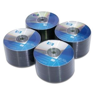 HP 200 Pack 52X CD R Media in Carrying Box