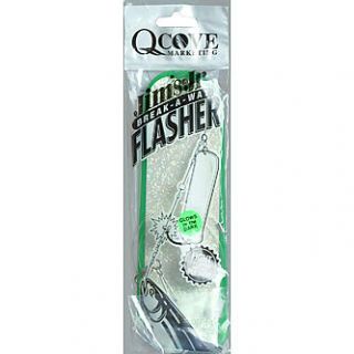 Qcove Fishing Tackle Jims Break A Way Flasher   8   Green Series