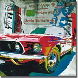 Ray Foster Ventura Freeway Canvas Art