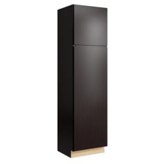 Cardell Fiske 24 in. W x 90 in. H Linen Cabinet in Coffee VLC242190L.AF3M7.C63M