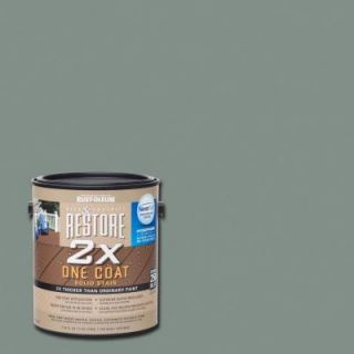 Rust Oleum Restore 1 gal. 2X Granite Solid Deck Stain with NeverWet 291385