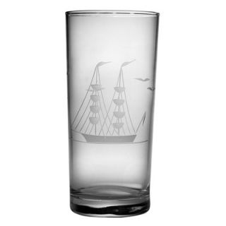 Clipper Ship 15 oz. Hi Ball Glass by Susquehanna Glass